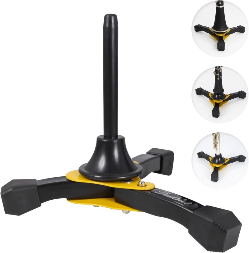 Danchet Portable Foldable Tripod Stand for Clarinet, Flute and Oboe, Woodwind Instrument Stand Portable Foldable Stand… - Image 1